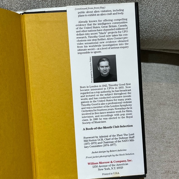 Alien Contact Top Secret UFO Files Revealed Book by Timothy Good - Picture 8 of 10